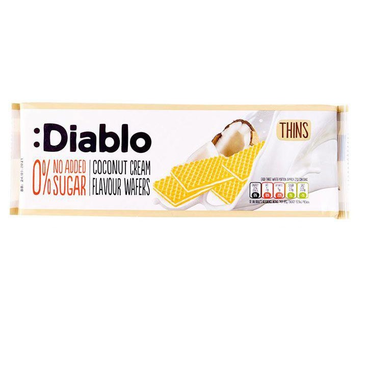 Diablo No added sugar Coconut Wafer 160g